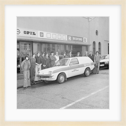 Bedford training van, Island Garages, Isle of Man by Manx Press Pictures