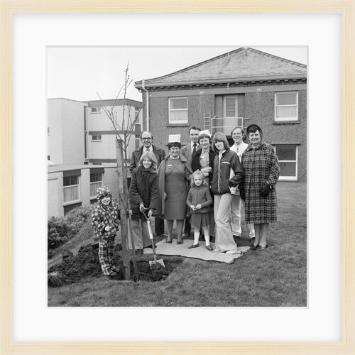 Tree planting, Noble's Hospital, Douglas by Manx Press Pictures