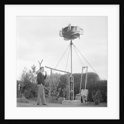 Man generating electricity, Peel by Manx Press Pictures