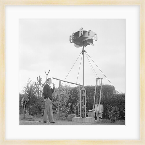 Man generating electricity, Peel by Manx Press Pictures