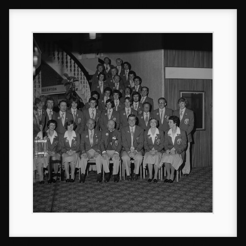 Commonwealth Games Team, Villiers hotel by Manx Press Pictures