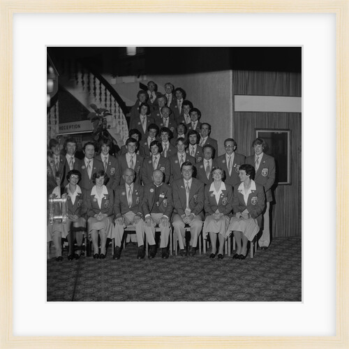 Commonwealth Games Team, Villiers hotel by Manx Press Pictures