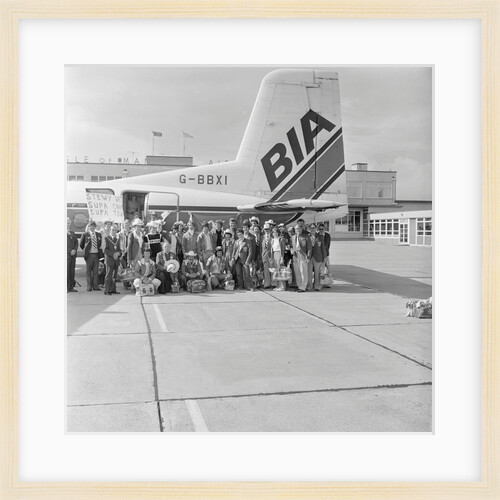 Commonwealth Games Team arrives home by Manx Press Pictures