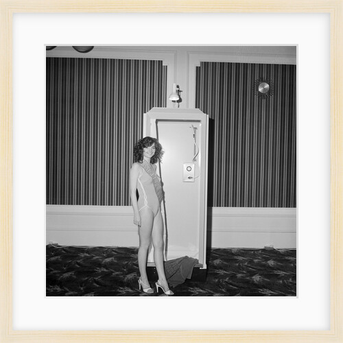 Miss Isle of Man in shower cubicle, Villiers, Douglas by Manx Press Pictures