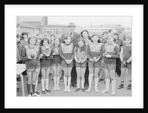 Girls netball competition, Peel School by Manx Press Pictures