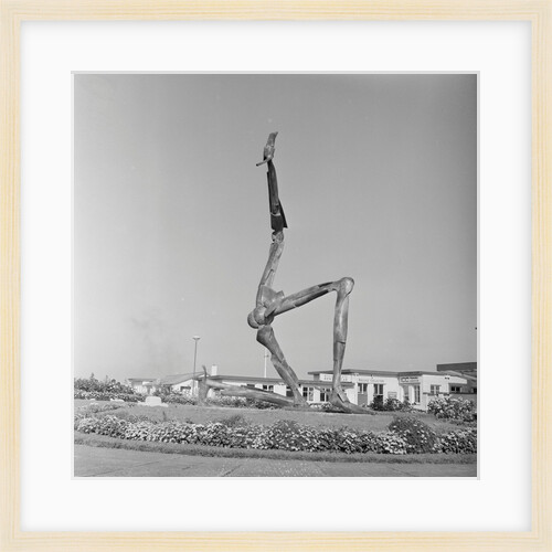 New sculpture at Ronaldsway Airport by Manx Press Pictures