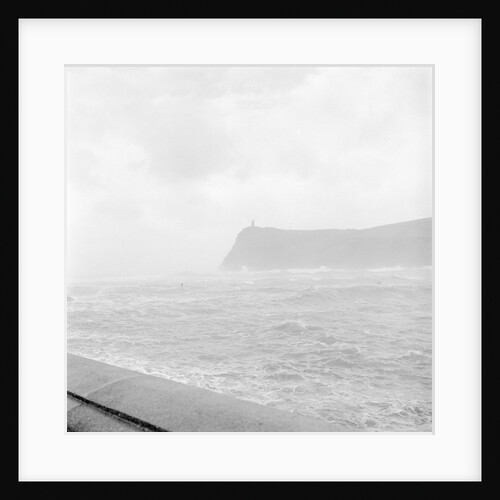 Port Erin Bay during storm by Manx Press Pictures