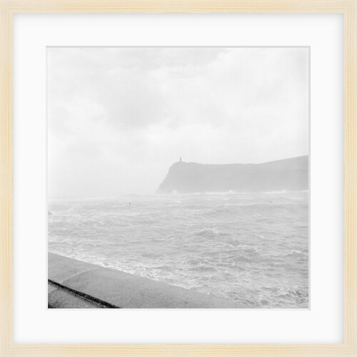 Port Erin Bay during storm by Manx Press Pictures
