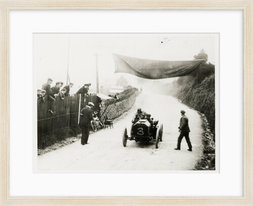 John Hargreaves in a Napier, 1904 Gordon Bennett Trials by Anonymous