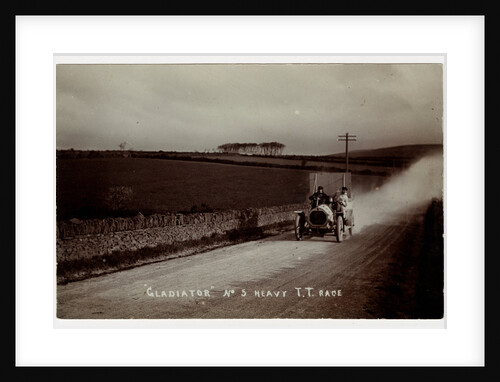 Graeme Fenton in a hp Gladiator, 1907 Heavy Touring motorcar race by Anonymous