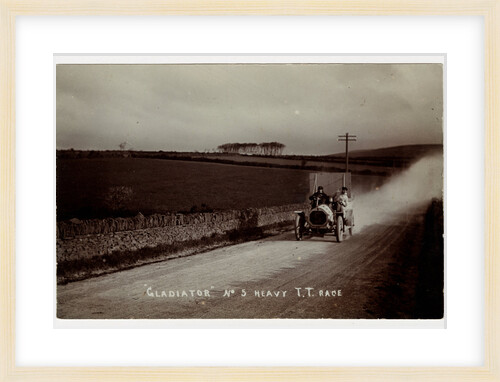 Graeme Fenton in a hp Gladiator, 1907 Heavy Touring motorcar race by Anonymous