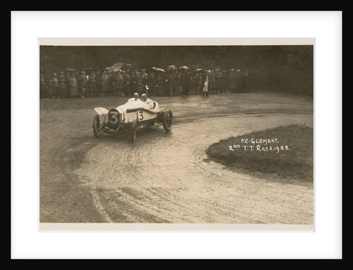 F.C. Clement, 1922 Tourist Trophy motorcar race by Anonymous