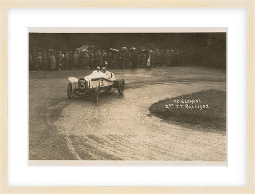 F.C. Clement, 1922 Tourist Trophy motorcar race by Anonymous