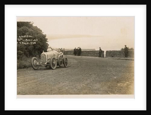Albert Divo in a Talbot-Darracq, 1922 Tourist Trophy motorcar race by Anonymous