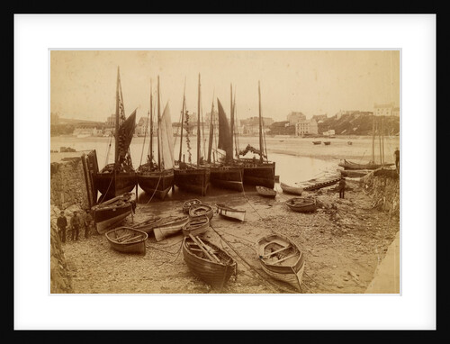 Fishing boats in Port Erin Bay by unknown