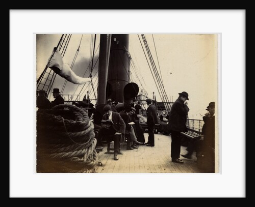 Passengers onboard an unnamed steamer by W. H. Tomkinson