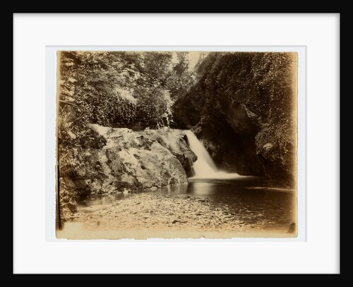 Glen Maye waterfall by W. H. Tomkinson