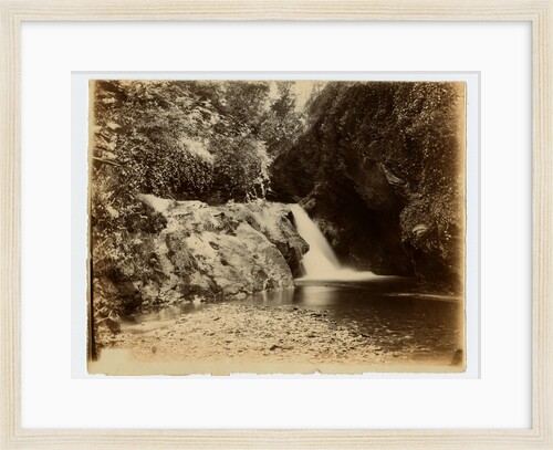 Glen Maye waterfall by W. H. Tomkinson