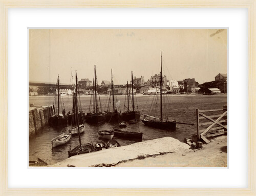 Fishing boats at Port Erin, Isle of Man by Cowen
