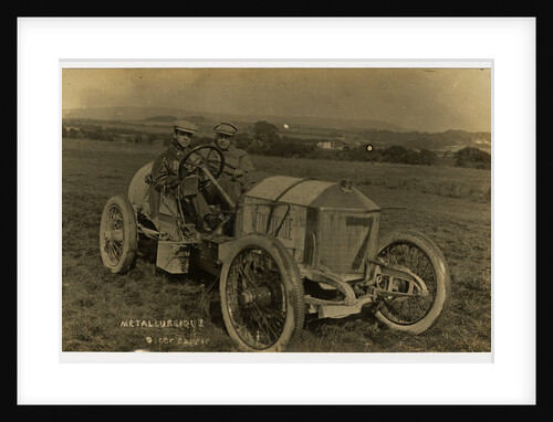 No.7 Metallurcique, 1908 Tourist Trophy motorcar race by Anonymous