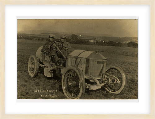 No.7 Metallurcique, 1908 Tourist Trophy motorcar race by Anonymous