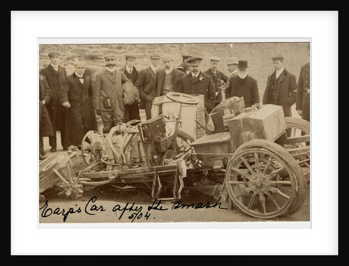 W.T. Clifford Earp, crash at 1904 Gordon Bennett Trials by Anonymous