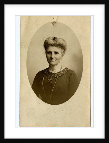 Mrs Mary Agusta Kneale (nee Sumner) - studio portrait by George Bellett Cowen