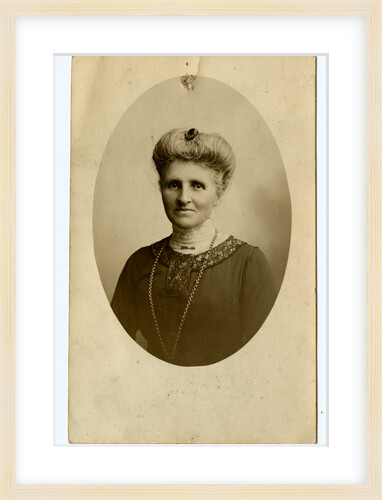 Mrs Mary Agusta Kneale (nee Sumner) - studio portrait by George Bellett Cowen