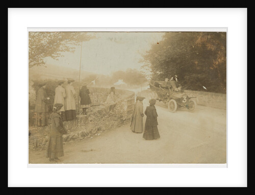 Motorcar racing at Ballaugh Bridge by George Bellett Cowen