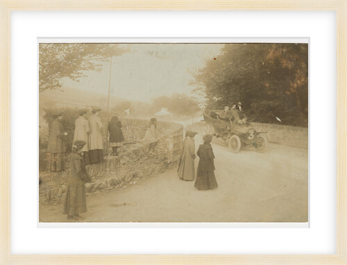 Motorcar racing at Ballaugh Bridge by George Bellett Cowen