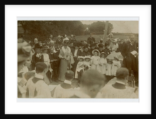 Laying the foundation stone of Ballaugh Parish Hall, 1909 by George Bellett Cowen
