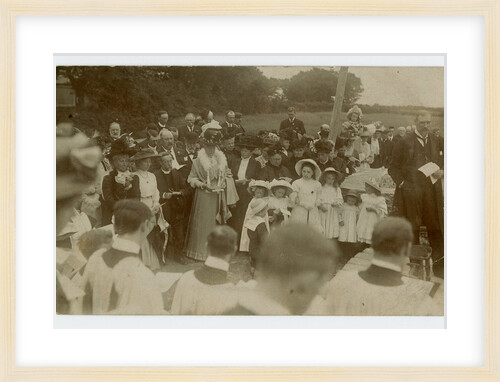 Laying the foundation stone of Ballaugh Parish Hall, 1909 by George Bellett Cowen