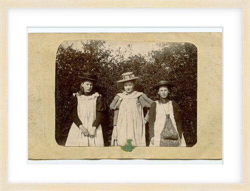Annie or Nellie Cowell, Alice Corlett, Katie Corlett, schoolgirls by George Bellett Cowen