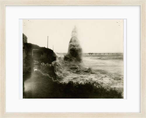 Ballure district during storm by George Bellett Cowen