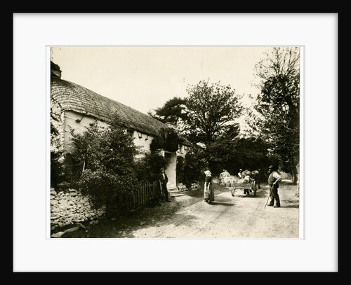 Miss Kneale's thatched cottage, Sulby Glen by George Bellett Cowen