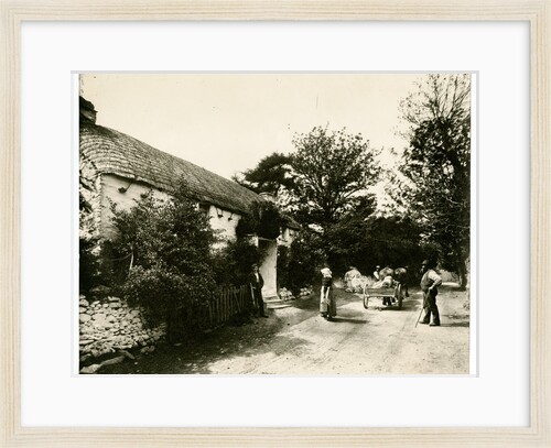 Miss Kneale's thatched cottage, Sulby Glen by George Bellett Cowen