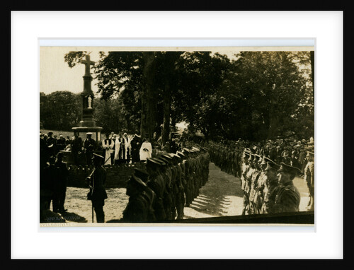 War memorial service at Lezayre by George Bellett Cowen