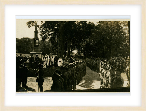 War memorial service at Lezayre by George Bellett Cowen