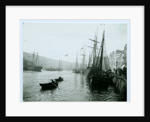 Douglas Inner Harbour and shipping by John Miller Nicholson