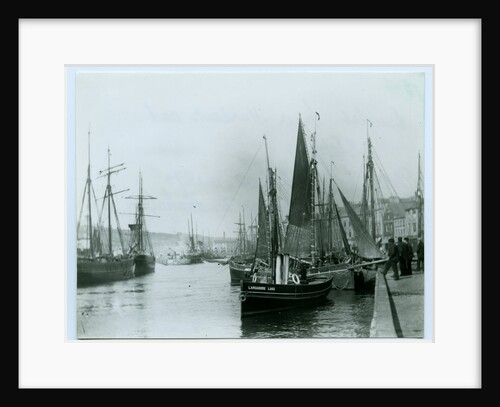 Douglas Inner Harbour and shipping by John Miller Nicholson