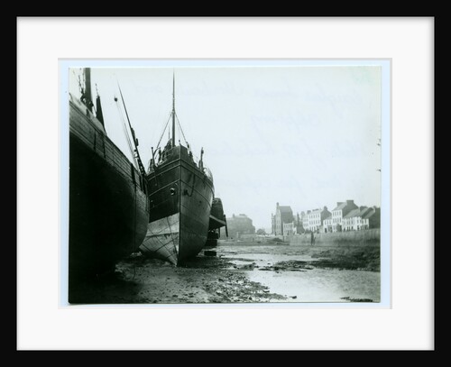 Douglas Inner Harbour and shipping by John Miller Nicholson