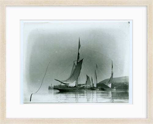 Douglas Outer Harbour and shipping by John Miller Nicholson