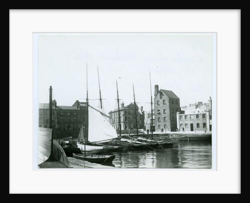 Douglas Inner Harbour and Shipping by John Miller Nicholson