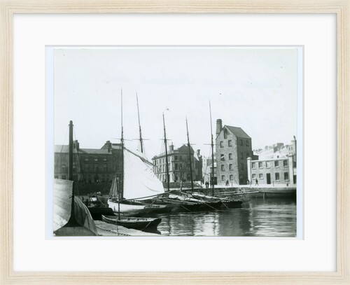 Douglas Inner Harbour and Shipping by John Miller Nicholson