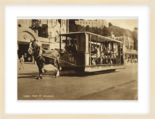 Horse Tram Outside the Palace by Anonymous