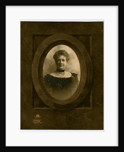 Florence Holford Laughton - studio portrait by George Bellett Cowen