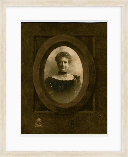 Florence Holford Laughton - studio portrait by George Bellett Cowen