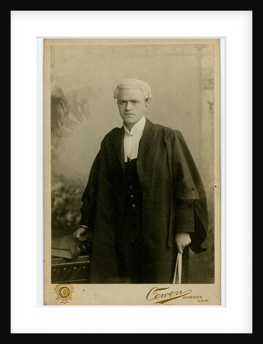 R.D. Gelling - in robes of office by George Bellett Cowen