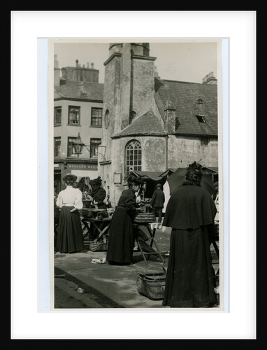 Old St Matthew's church and market place, Douglas by John James Frowde