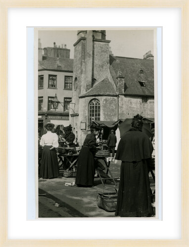 Old St Matthew's church and market place, Douglas by John James Frowde